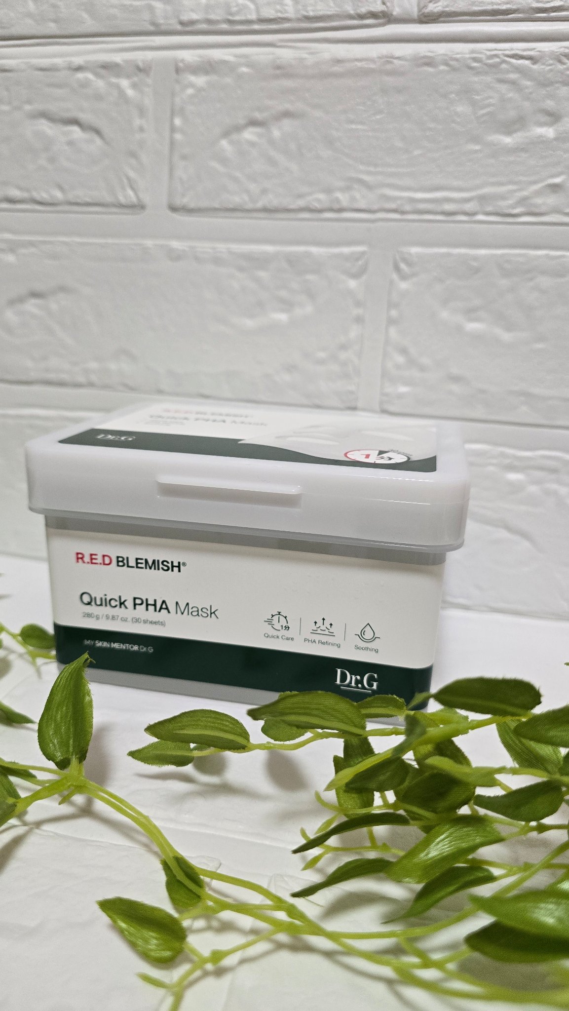 レッドブレミッシュクイックPHAシートマスク/Dr.G/シートマスク・パックを使ったクチコミ（1枚目）