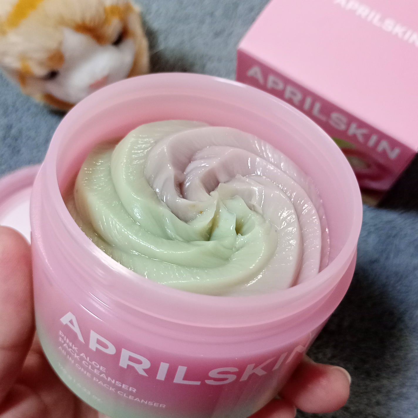 ピンクアロエメレンゲクレンザー/APRILSKIN/その他洗顔料を使ったクチコミ(7枚目)