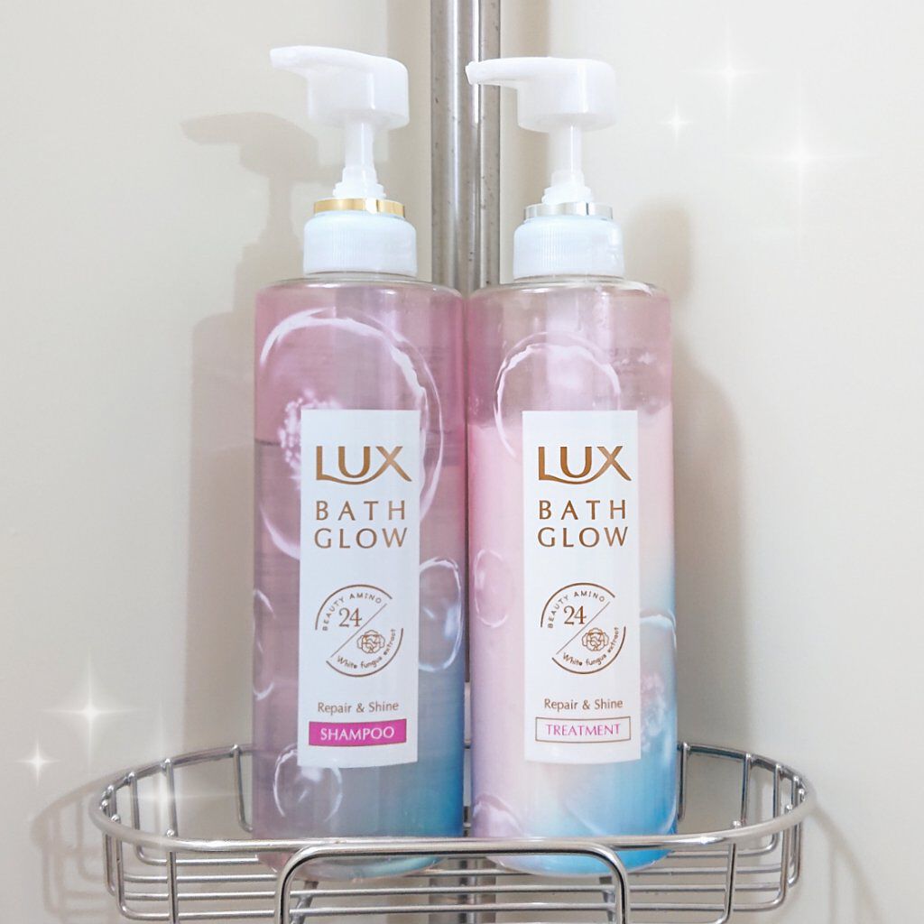 バスグロウ リペア&シャイン シャンプー／トリートメント/LUX/シャンプー・コンディショナーを使ったクチコミ（1枚目）