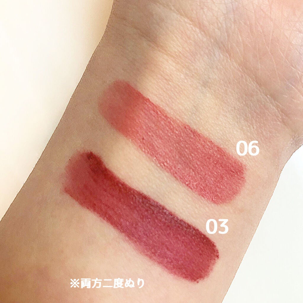 ピーチパフ ロングウェアリング マット リップカラー /Too Faced/口紅を使ったクチコミ(4枚目)