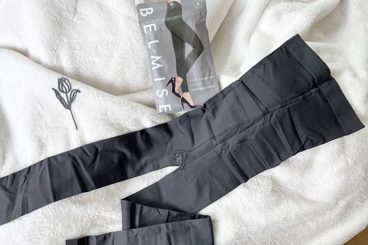 スリムレギンス color+/BELMISE/着圧ソックス・レギンスを使ったクチコミ（3枚目）