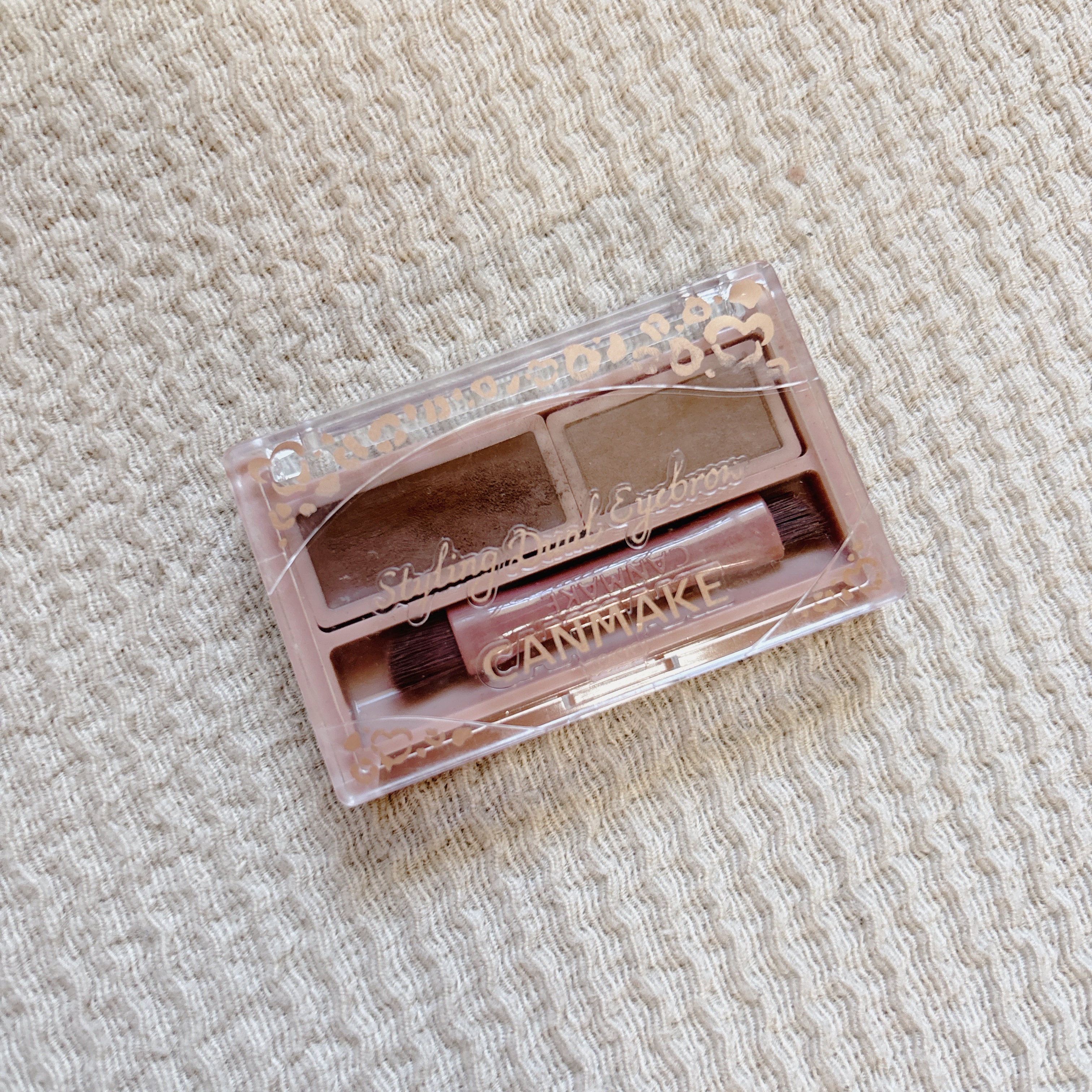 スタイリングデュアルアイブロウ 02 ウォームブラウン/キャンメイク/アイブロウを使ったクチコミ（1枚目）