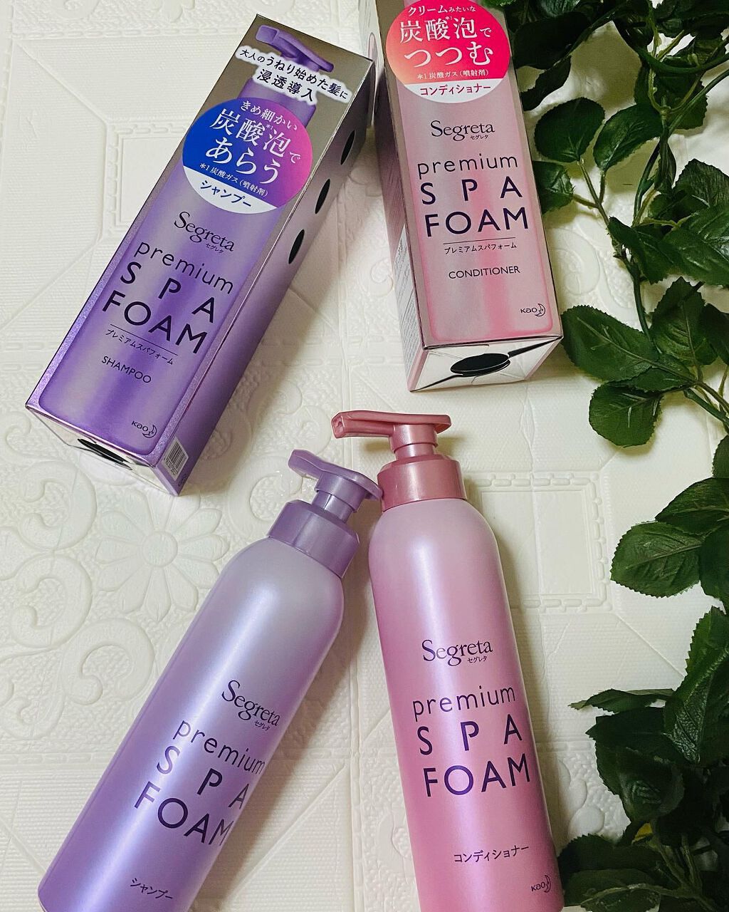 セグレタ プレミアムスパフォーム シャンプー＆コンディショナーセット セグレタ プレミアム スパ フォーム シャンプー \u0026amp