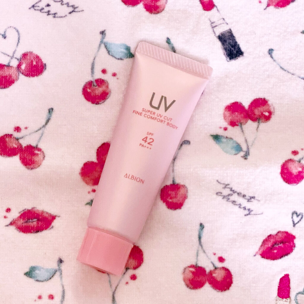 スーパー UV カット ファインコンフォート ボディ/ALBION/日焼け止めミルクを使ったクチコミ（1枚目）