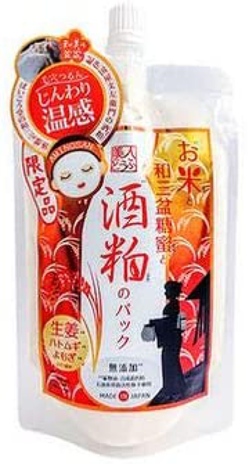 美人どうふ 酒粕パック 温感タイプ