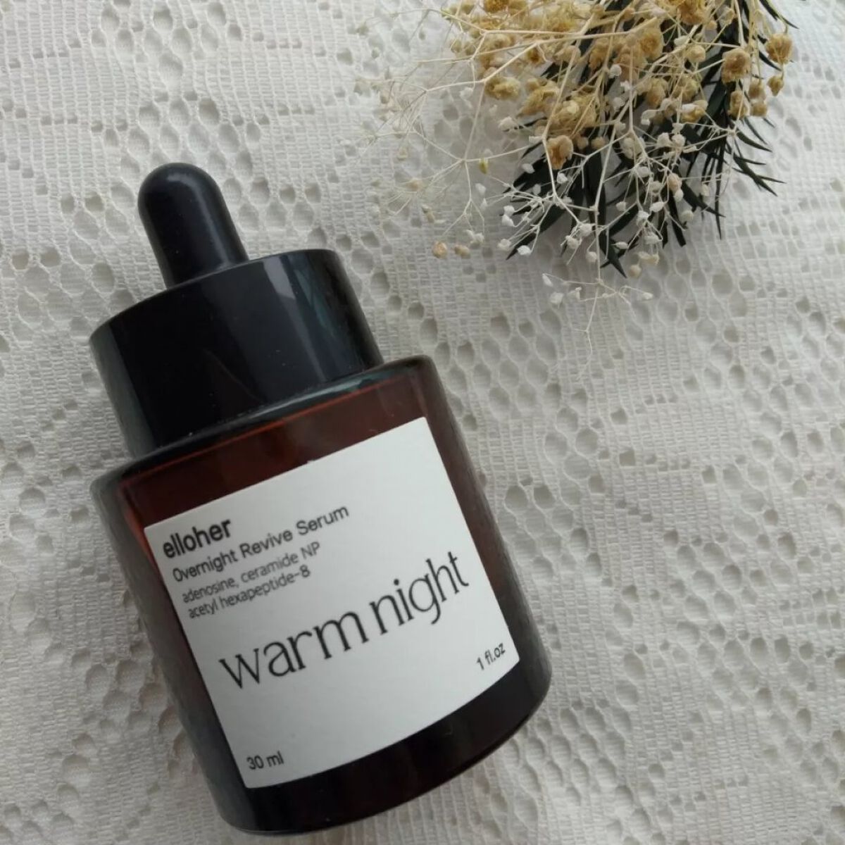 ウォームナイト - Overnight Revive Serum/elloher/美容液を使ったクチコミ（3枚目）