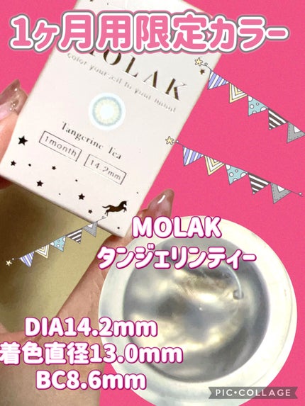 MOLAK 1month/MOLAK/1ヶ月(1MONTH)カラコンを使ったクチコミ(2枚目)