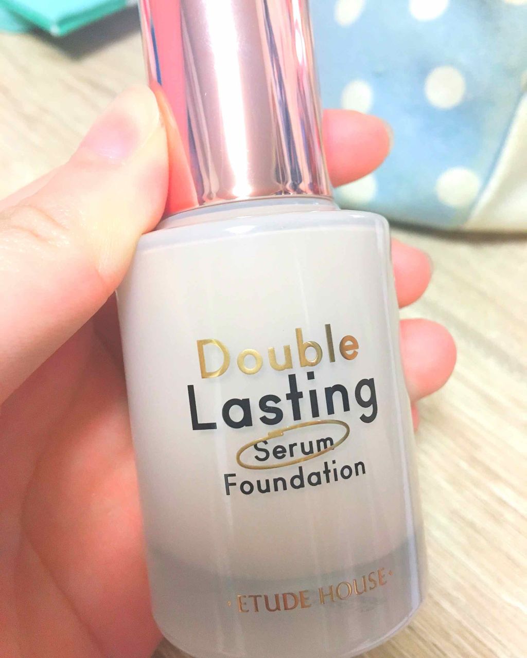 ダブルラスティング セラムファンデーション ライトバニラ/ETUDE/リキッドファンデーションを使ったクチコミ（1枚目）