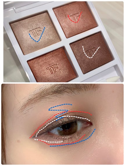 ソレイユ アイ カラー クォード/TOM FORD BEAUTY/アイシャドウパレットを使ったクチコミ(5枚目)