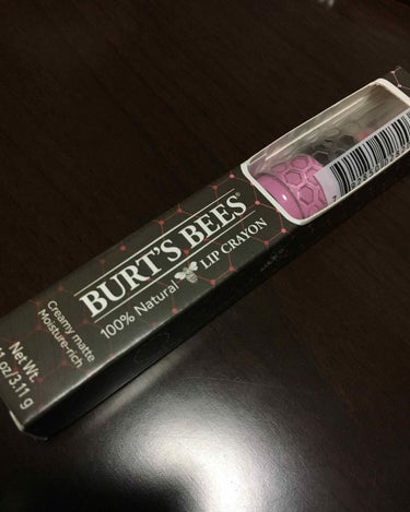 BURT'S BEES リップクレヨンのクチコミ「こんな色が欲しかっただけです。
青みピンク。成分もそこまで変なのは入ってなさそうな気がします。.....」（1枚目）