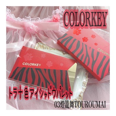 トラ十色アイシャドウパレット/COLORKEY/アイシャドウパレットを使ったクチコミ（1枚目）