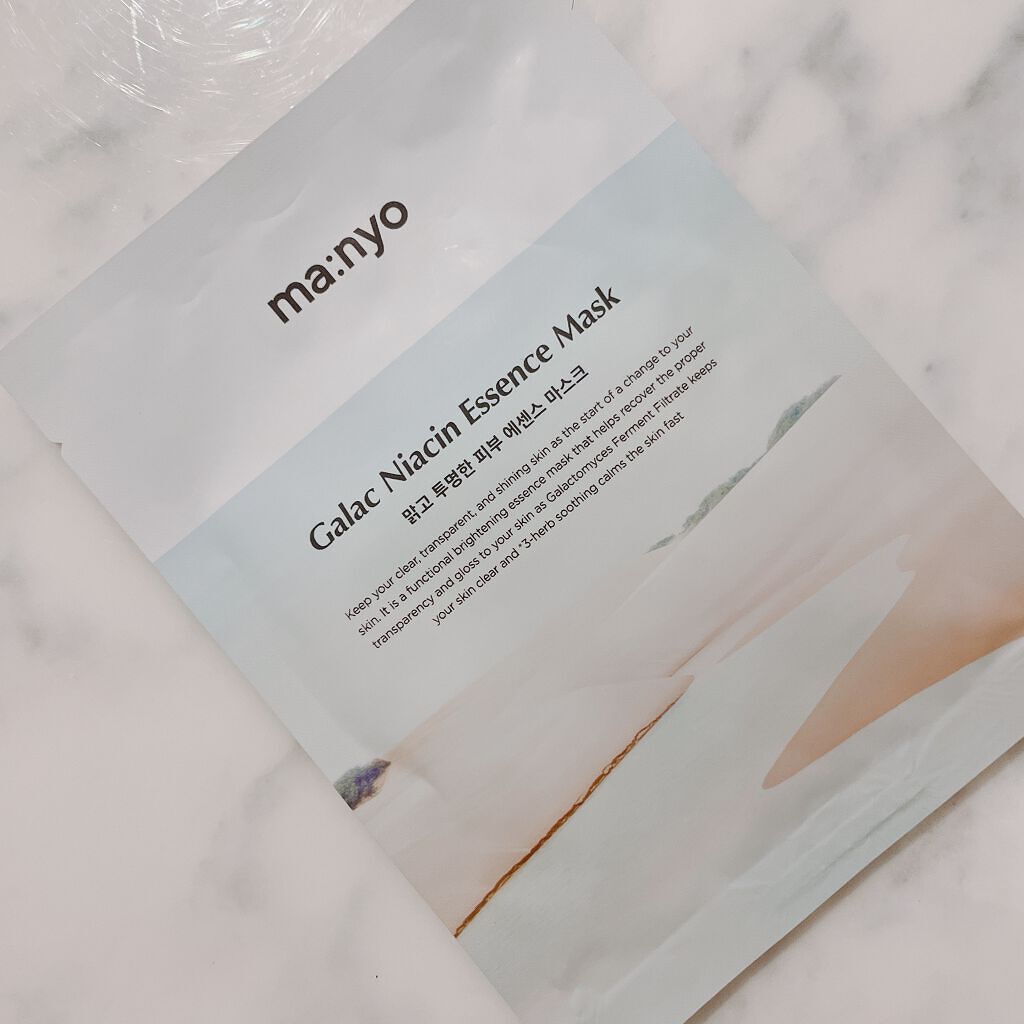 ガラクナイアシン エッセンスマスク/manyo/シートマスク・パックを使ったクチコミ（1枚目）