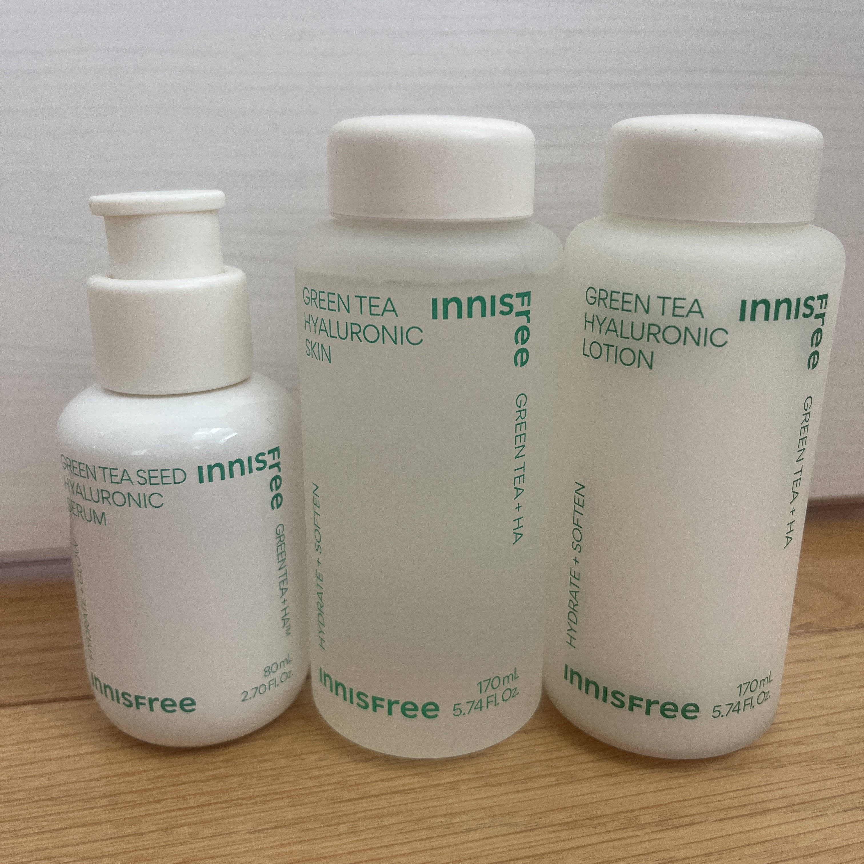 グリーンティー　ヒアルロン　スキン/innisfree/化粧水を使ったクチコミ（2枚目）