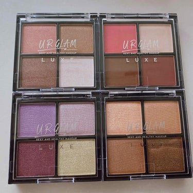 UR GLAM LUXE　4 COLORS EYESHADOW PALLET 01 コーラル/U R GLAM/アイシャドウパレットを使ったクチコミ（2枚目）