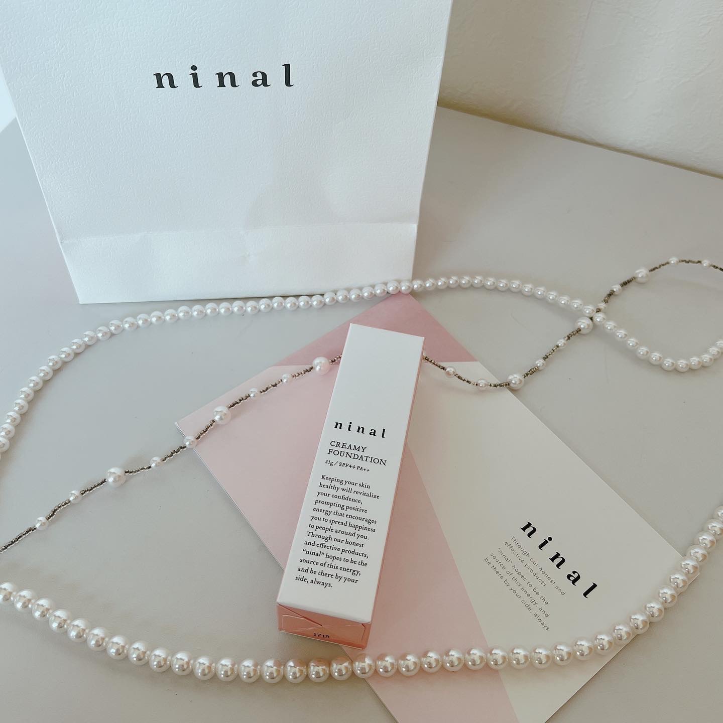 ninal クリーミィファンデーション 102/ninal/クリーム・エマルジョンファンデーションを使ったクチコミ（3枚目）