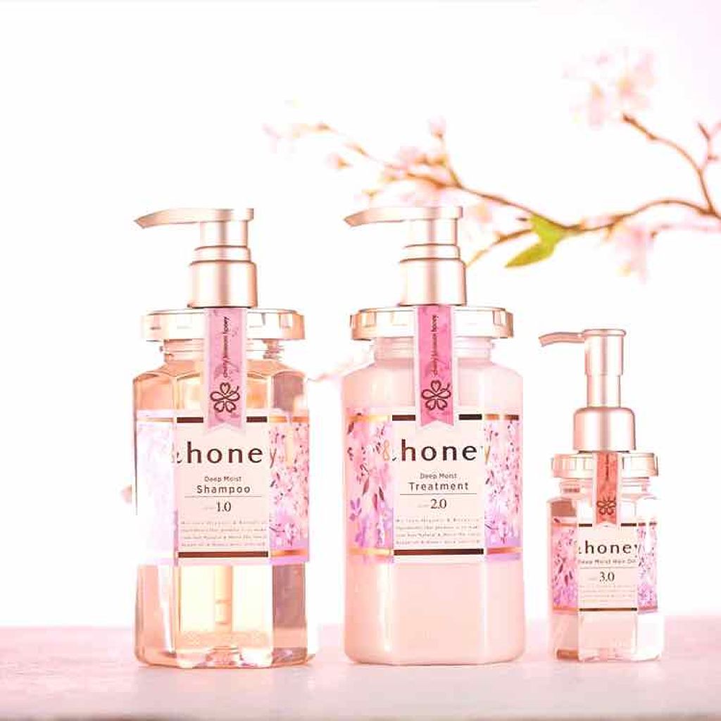 ディープモイスト シャンプー1.0／ヘアトリートメント2.0/&honey/市販シャンプーを使ったクチコミ（3枚目）