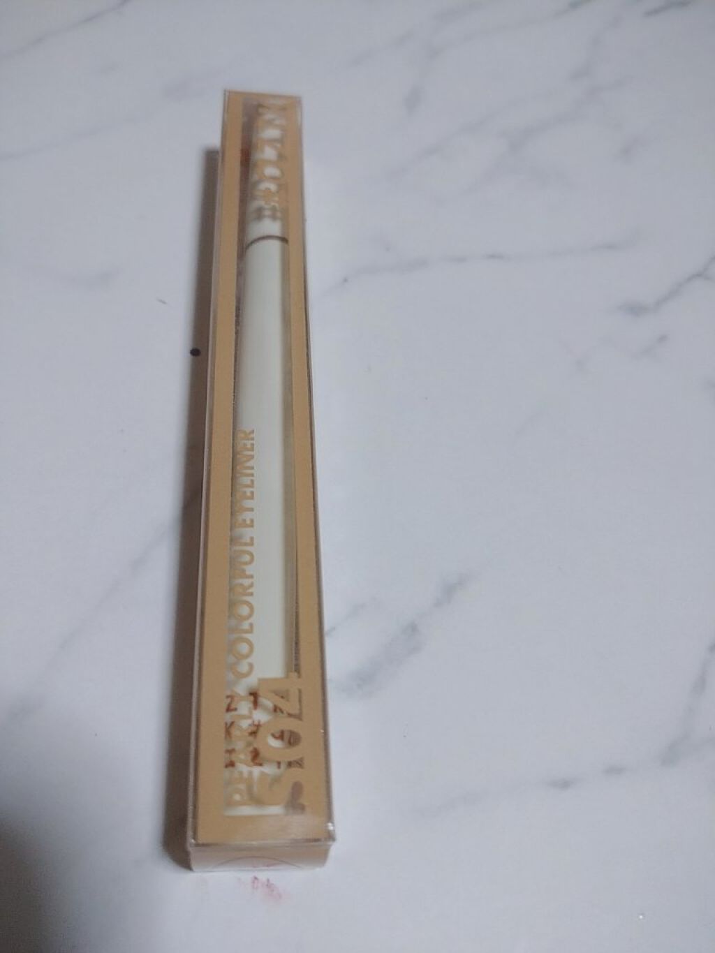 パールリキッドアイライナー S04パールゴールド/aZTK/リキッドアイライナーを使ったクチコミ（1枚目）