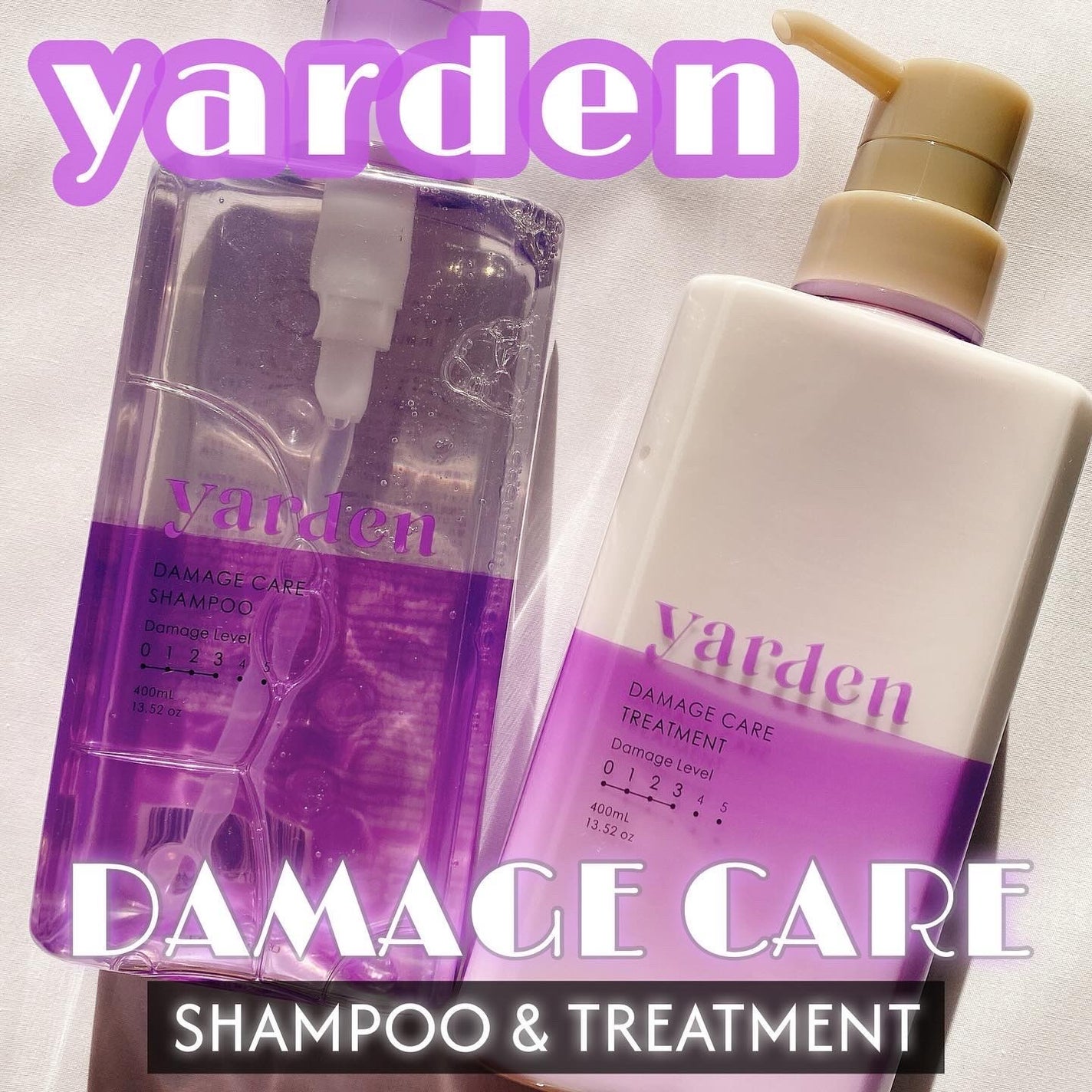 ダメージケア_シャンプー&トリートメント/Yarden/市販シャンプーを使ったクチコミ(1枚目)