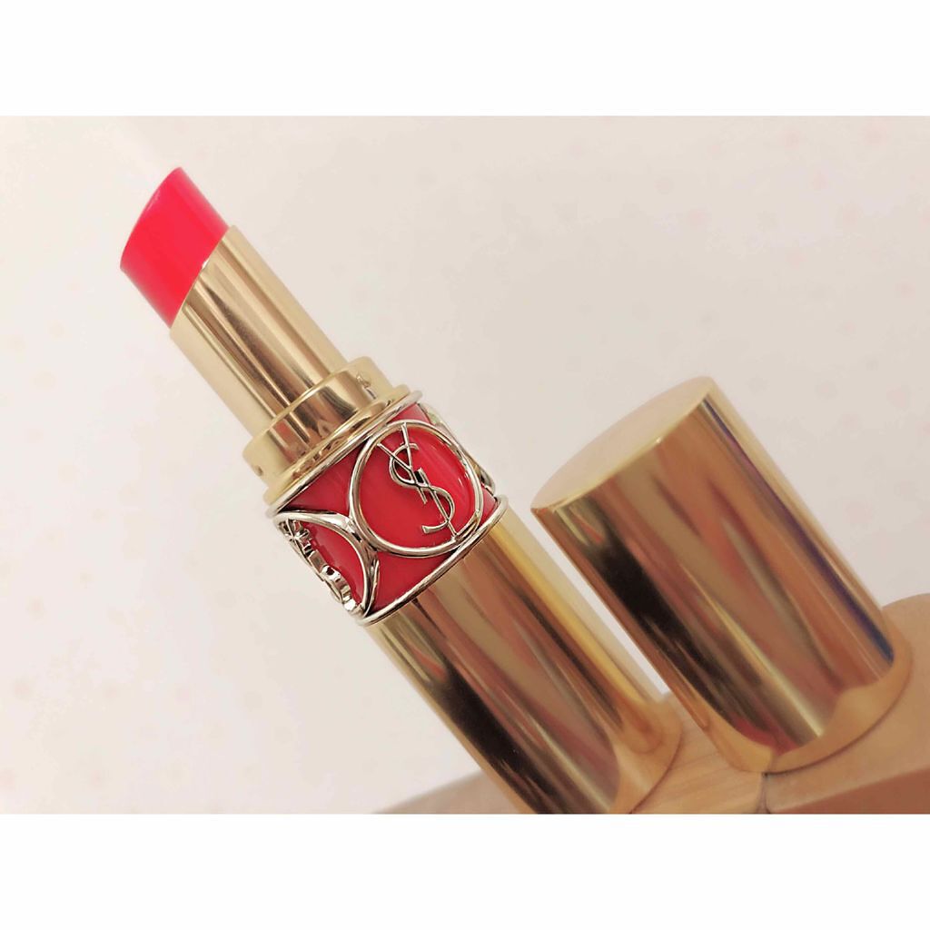 ルージュ ヴォリュプテ シャイン/YVES SAINT LAURENT BEAUTE/口紅を使ったクチコミ(1枚目)