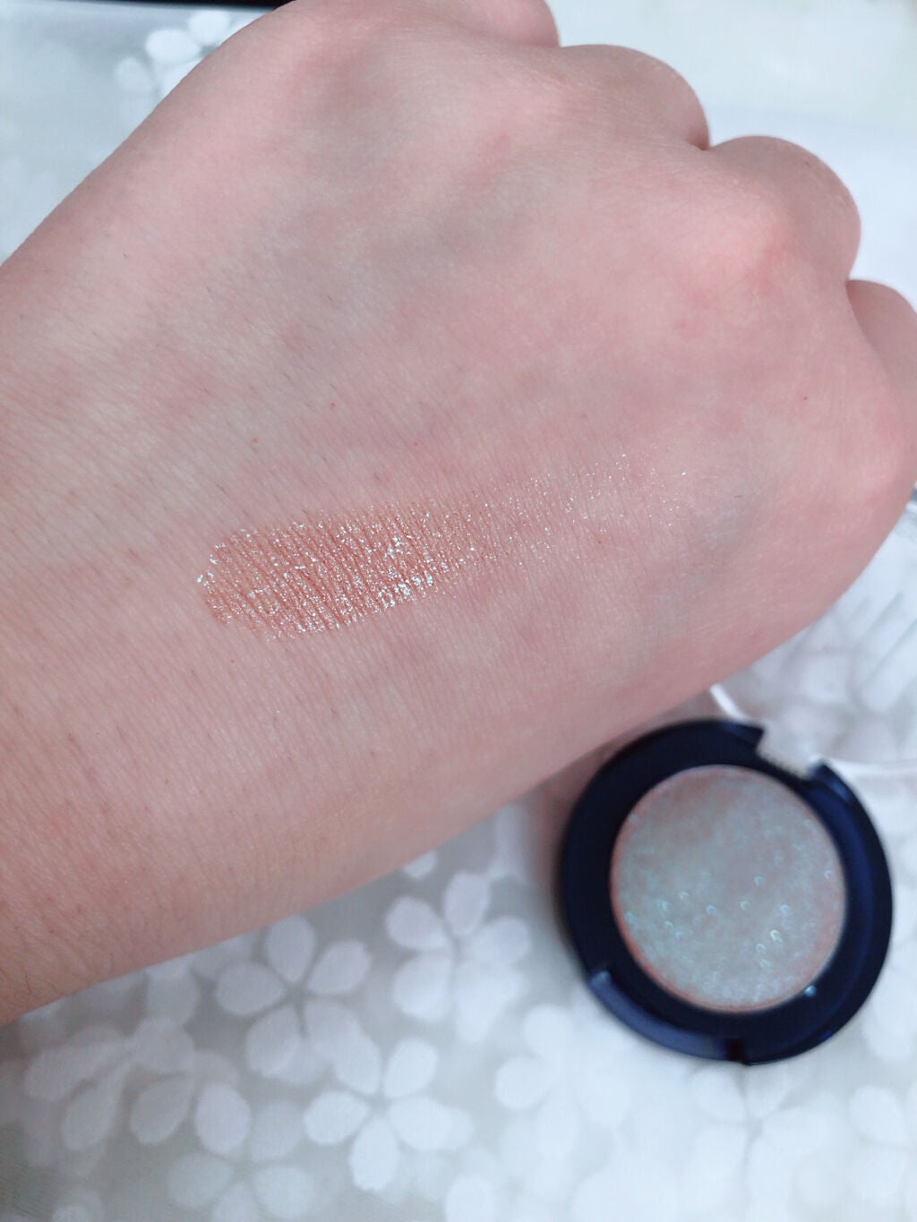 グリッター シャドウ カラー/rom&nd/グリッターを使ったクチコミ(3枚目)