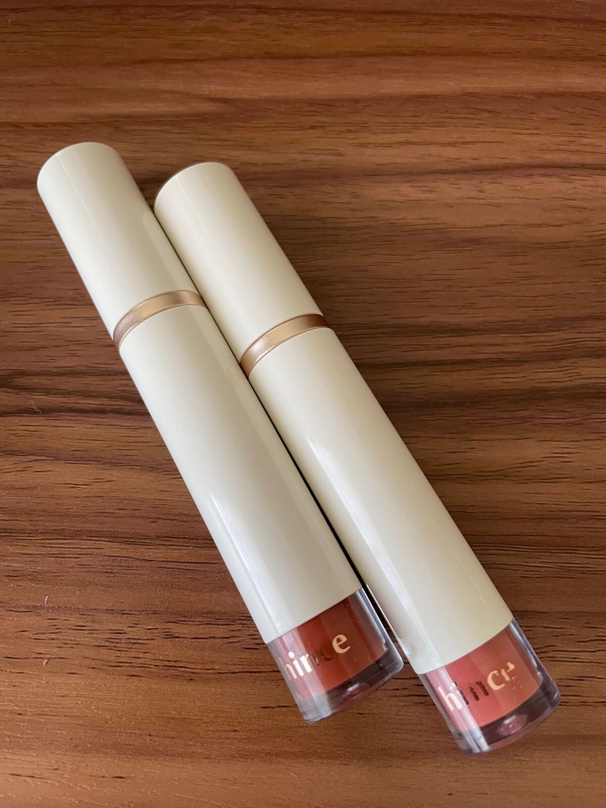 ムードインハンサーウォーターリキッドグロウ/hince/口紅を使ったクチコミ(1枚目)