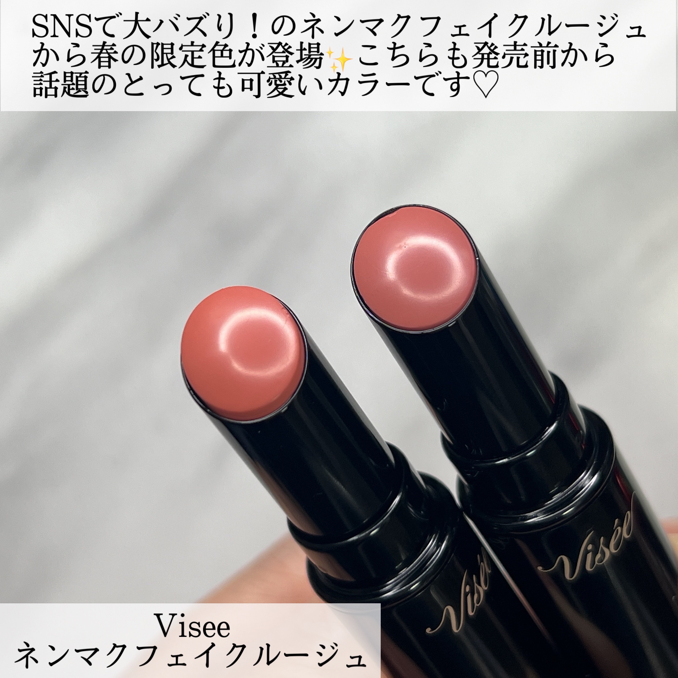 ネンマクフェイク ルージュ/Visée/口紅を使ったクチコミ（2枚目）