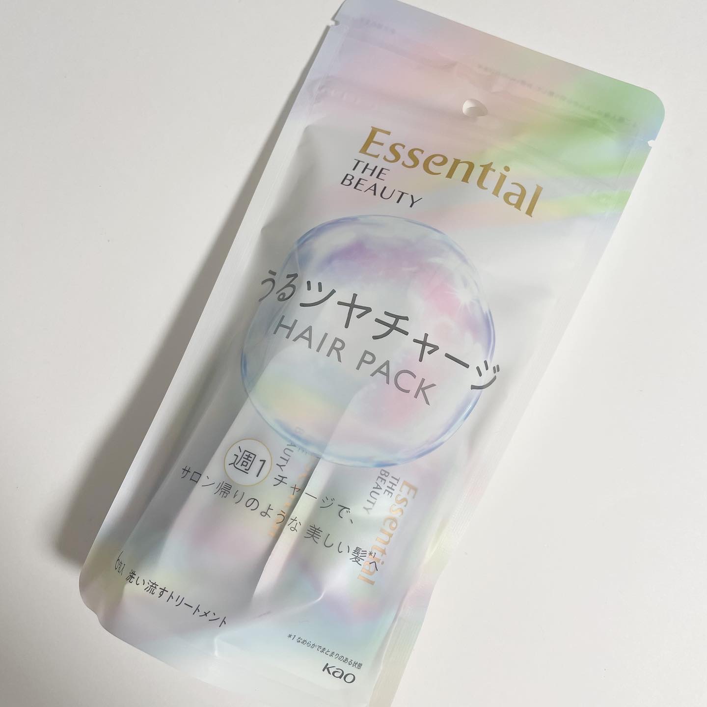 ザビューティ うるツヤチャージヘアパック/エッセンシャル/ヘアマスク・ヘアパックを使ったクチコミ（2枚目）