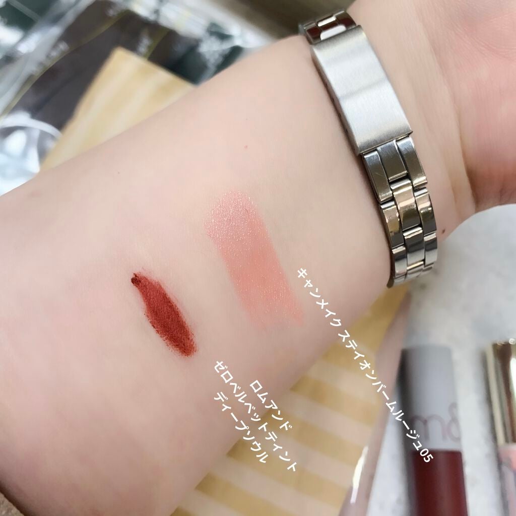 ステイオンバームルージュ/キャンメイク/口紅を使ったクチコミ(3枚目)