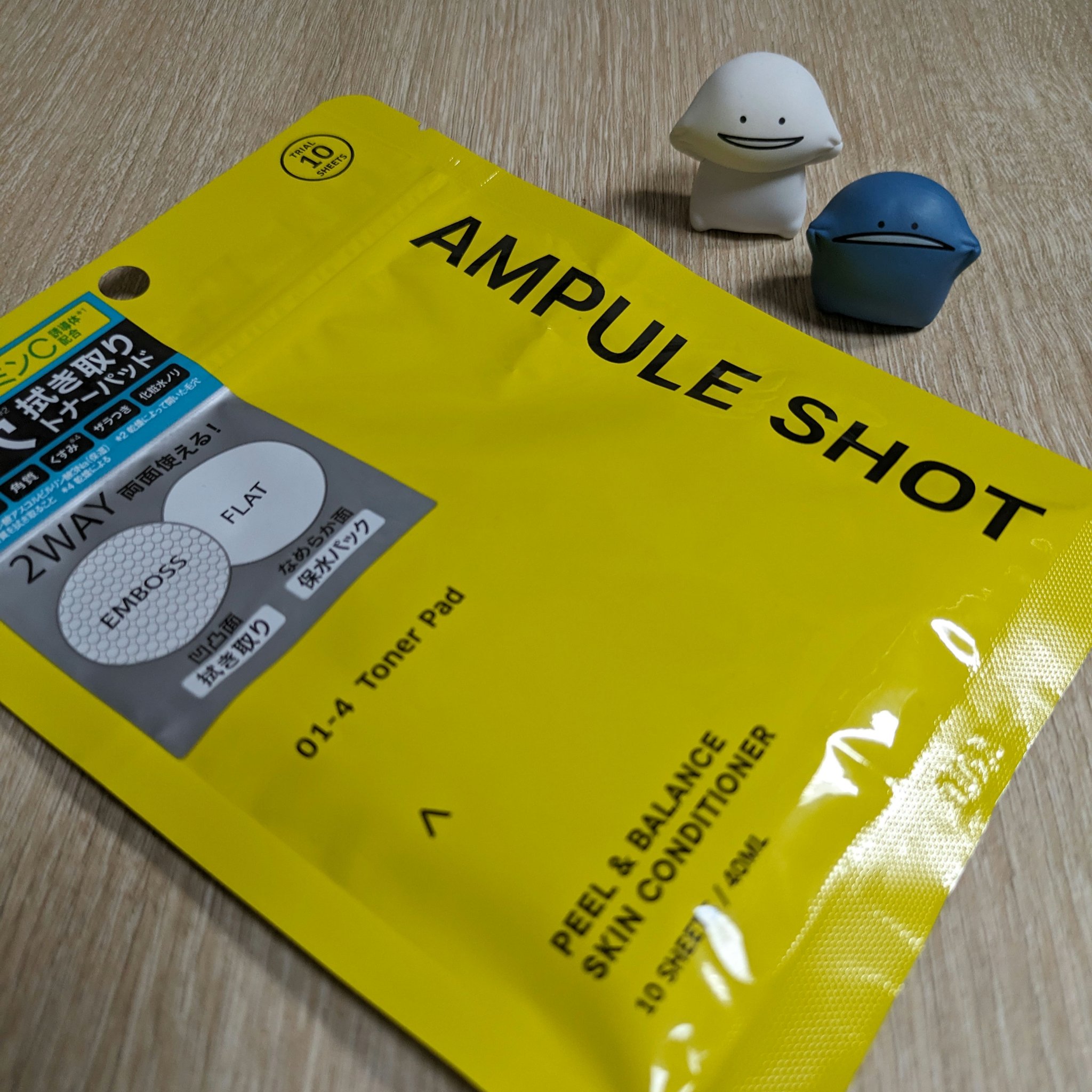 ピール&バランス スキンコンディショナー トナーパッド トライアル10枚入り （40mL）/AMPULE SHOT/ピーリングを使ったクチコミ（1枚目）