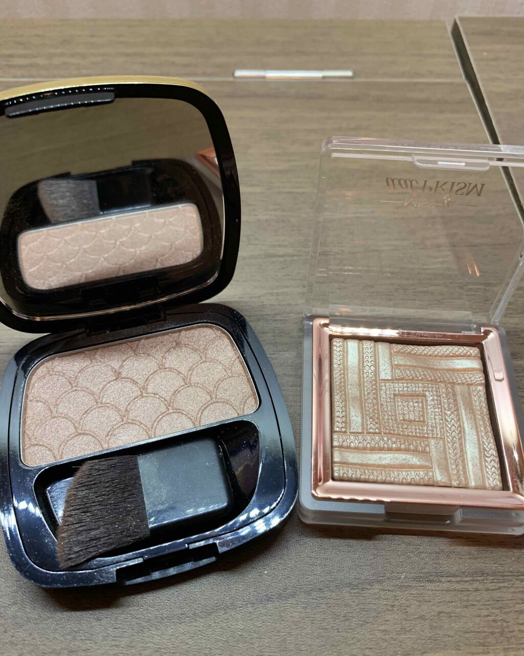 サテンハイライターイタルプリズム/MISSHA/パウダーハイライトを使ったクチコミ（3枚目）