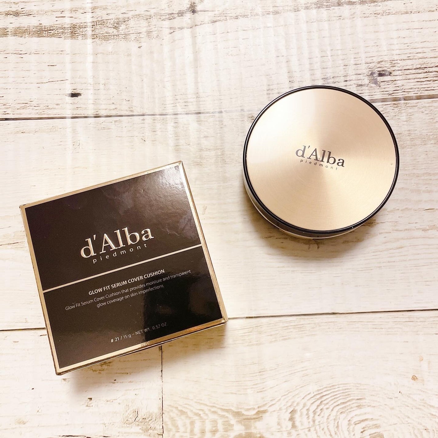 グロウフィットセラムカバークッション/ダルバ/クッションファンデーションを使ったクチコミ(1枚目)