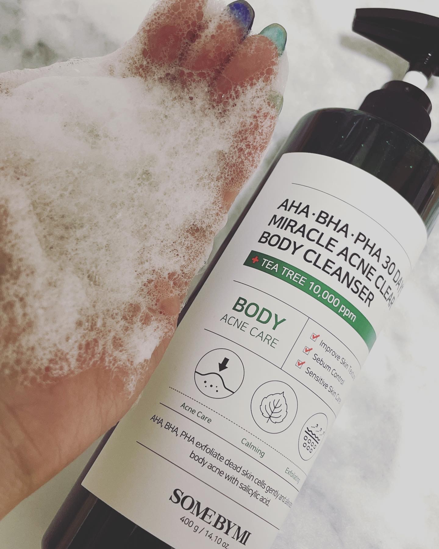 AHA·BHA·PHA 30デイズミラクルアクネボディクレンザー/SOME BY MI/ボディソープを使ったクチコミ（3枚目）