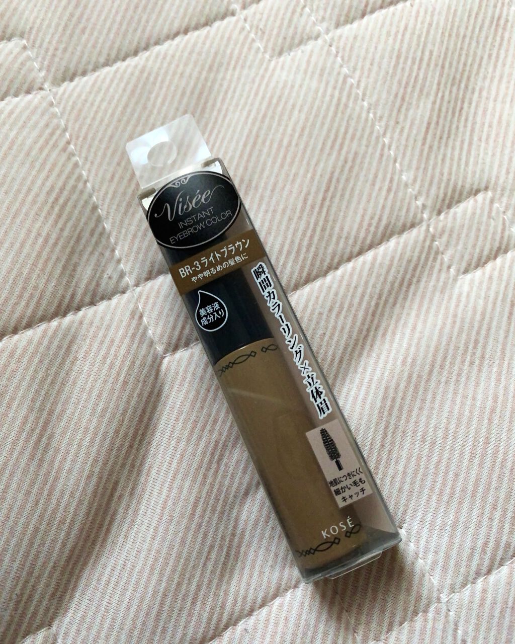 ヴィセ リシェ インスタント アイブロウ カラー BR-3 ライトブラウン/Visée/眉マスカラを使ったクチコミ（1枚目）