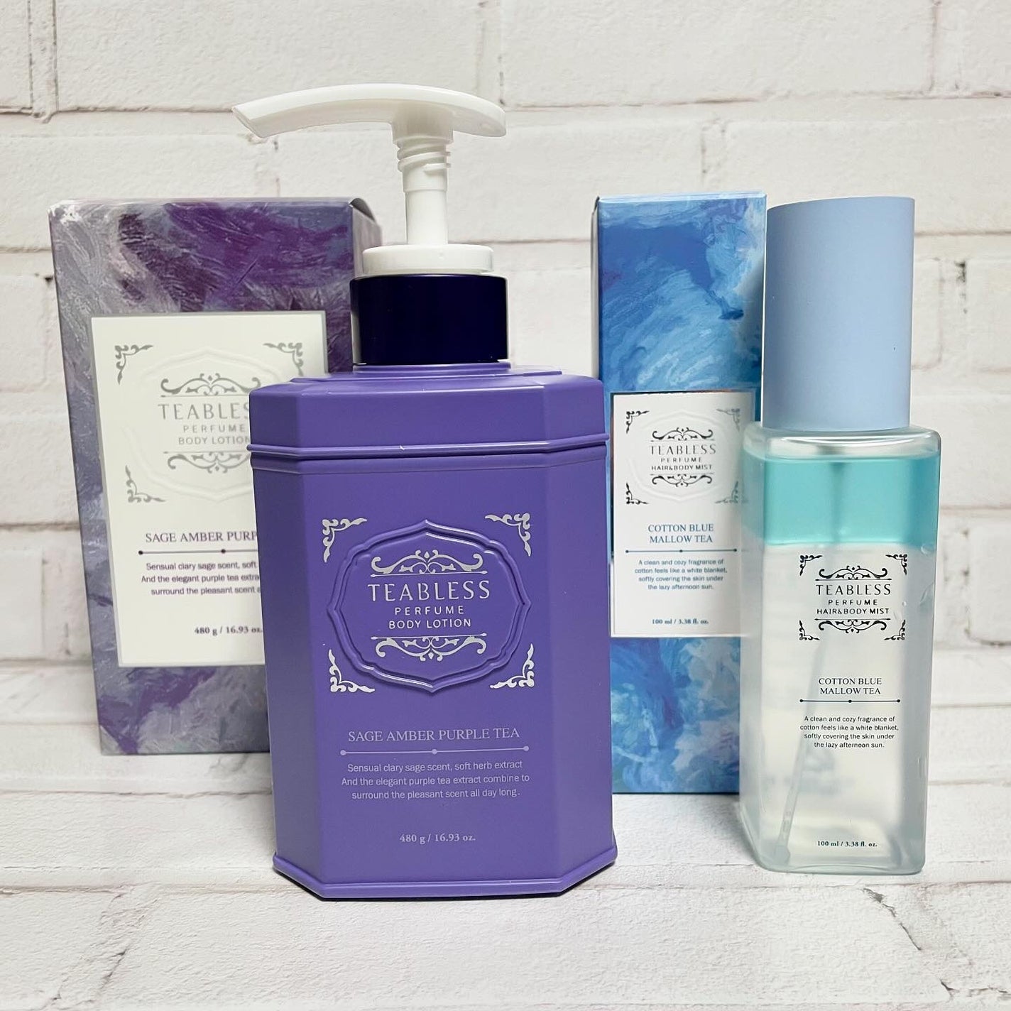 パフュームボディローション セイジアンバーパープルティー/TEABLESS/ボディローションを使ったクチコミ(6枚目)