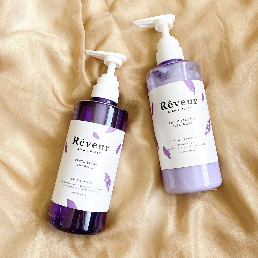 レヴール リッチ＆モイスト シャンプー／トリートメント シャンプー/Reveur(レヴール)/市販シャンプーを使ったクチコミ（1枚目）