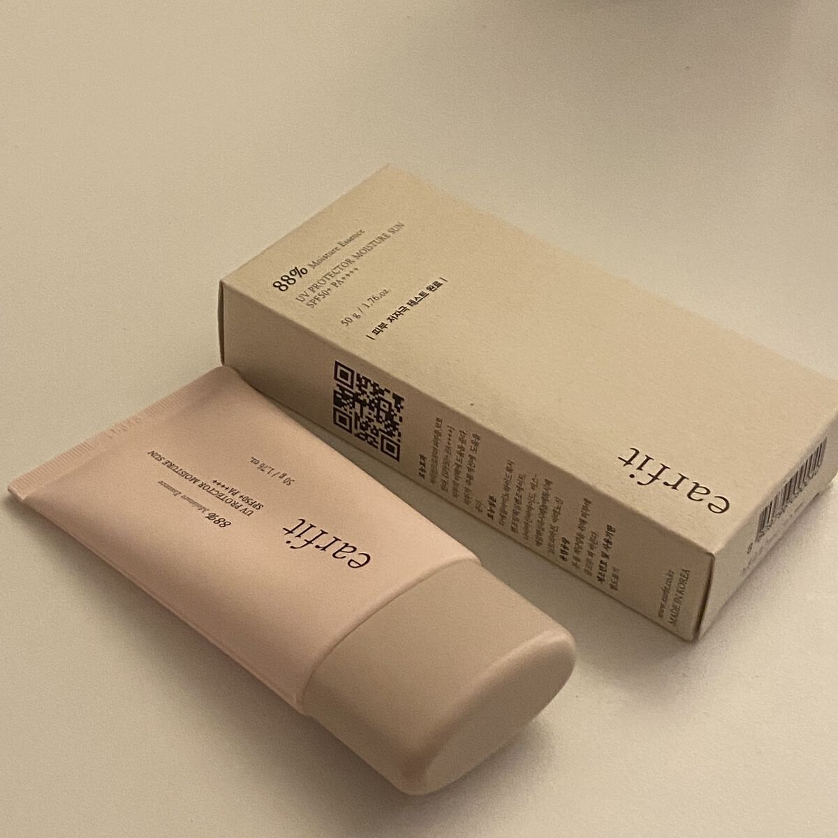 UVプロテクターモイスチャーサン/earfit/日焼け止めクリームを使ったクチコミ（2枚目）