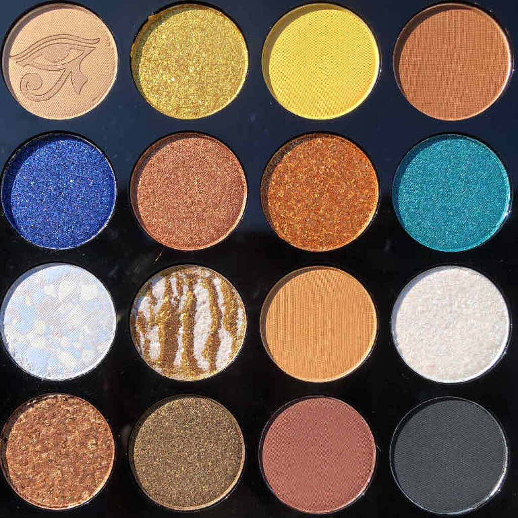 大英博物館 エジプトシリーズ アイシャドウパレット/ZEESEA/アイシャドウパレットを使ったクチコミ（2枚目）