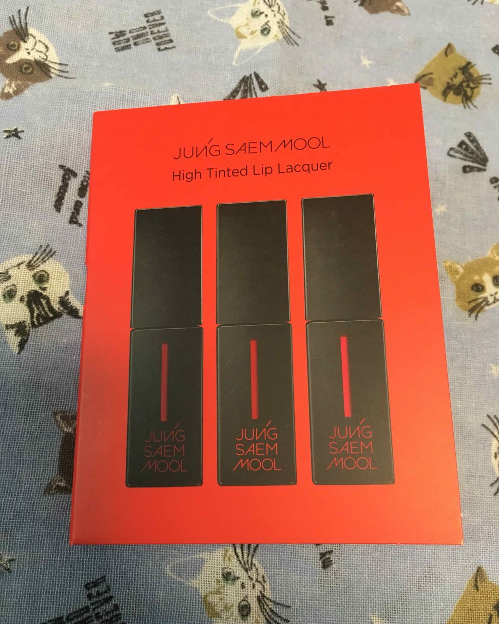 パックン on LIPS 「ジョンセンムル☑️ハイティンティドリップラッカーカルメンレッド..」(1枚目)