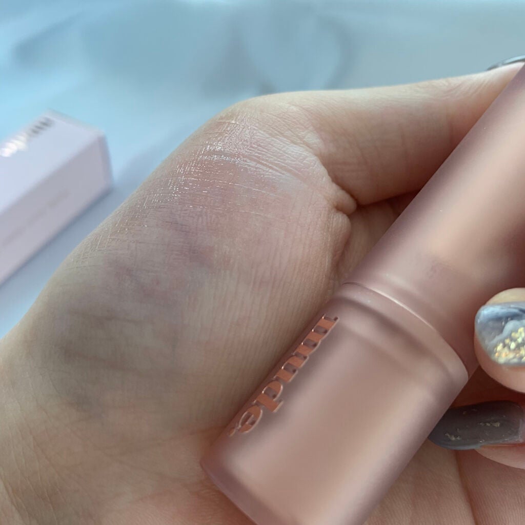 ベアーシャインリップバーム/mude./口紅を使ったクチコミ(2枚目)