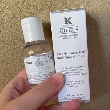 Kiehl's キールズ 透明美白美容液 スターターキットのクチコミ「Kiehl's　キールズ 透明美白美容液 スターターキット

学生時代からの友人から誕プレでも.....」（1枚目）