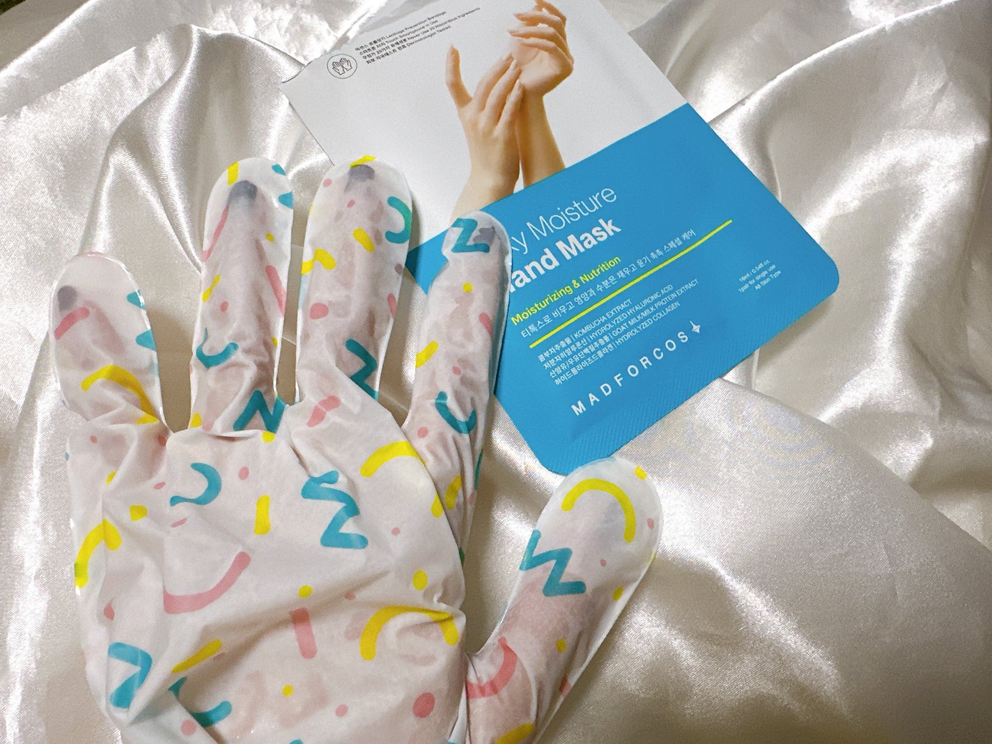 ミルキーモイスチャーハンドマスク/MADFORCOS/ハンドクリームを使ったクチコミ(3枚目)