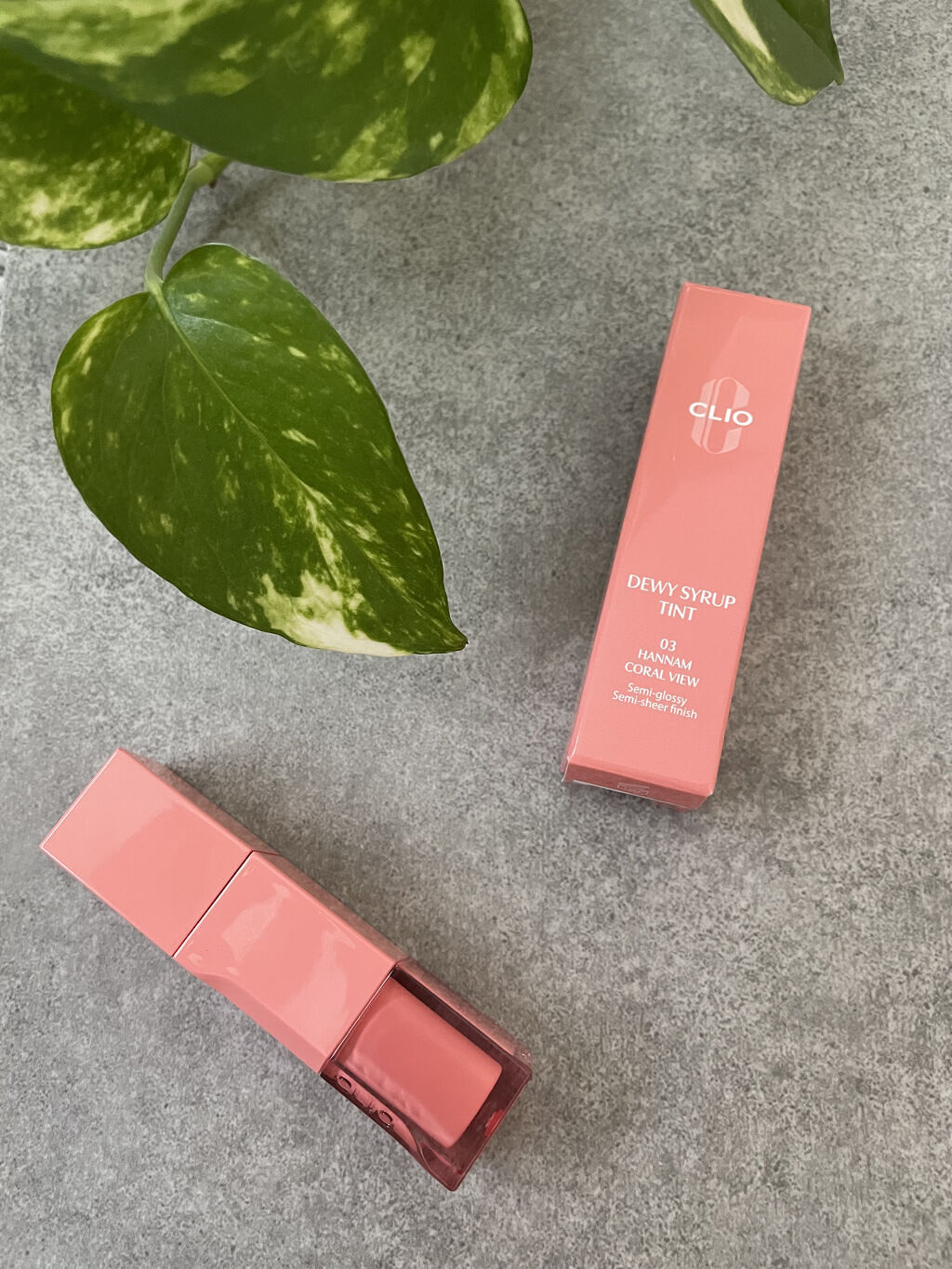 デューイ シロップ ティント 03 HANNAM CORAL VIEW/CLIO/口紅を使ったクチコミ（1枚目）
