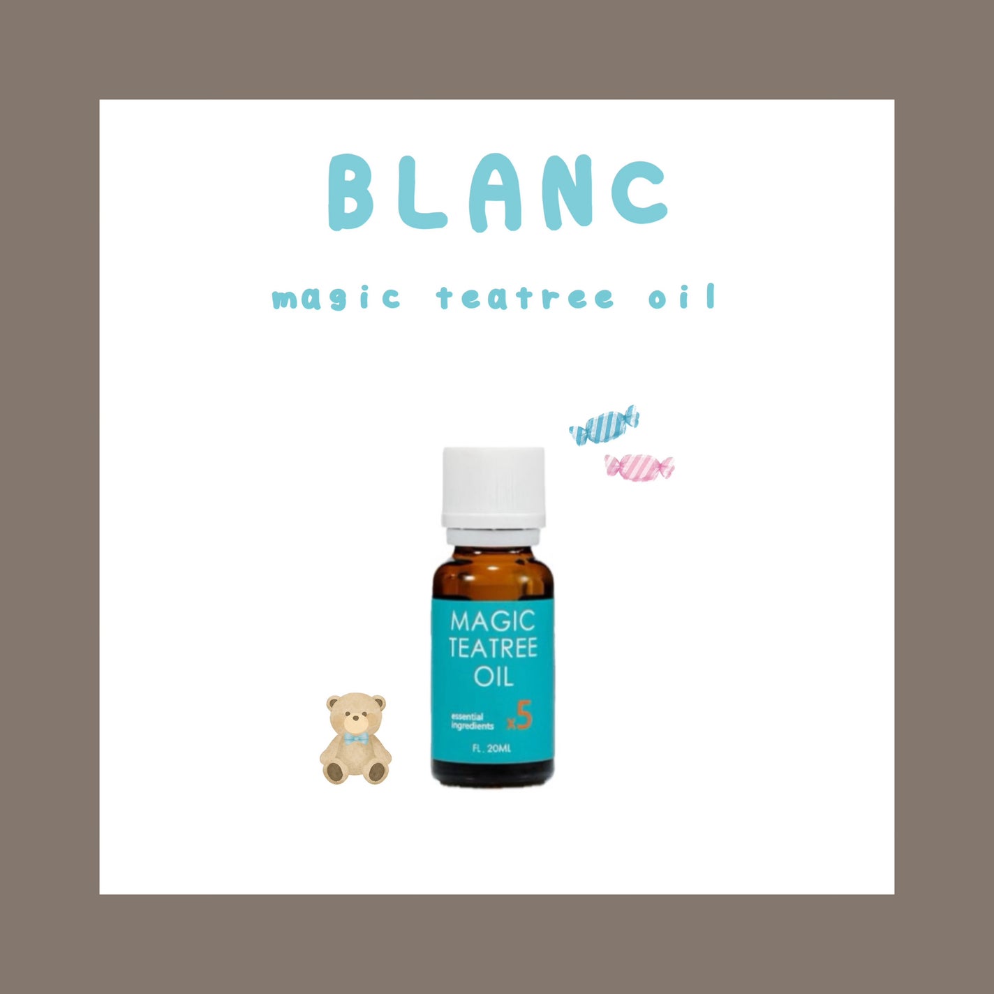 マジックティーツリーオイル/ブラン/フェイスオイルを使ったクチコミ(1枚目)