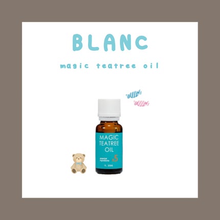 マジックティーツリーオイル/ブラン/フェイスオイルを使ったクチコミ(1枚目)