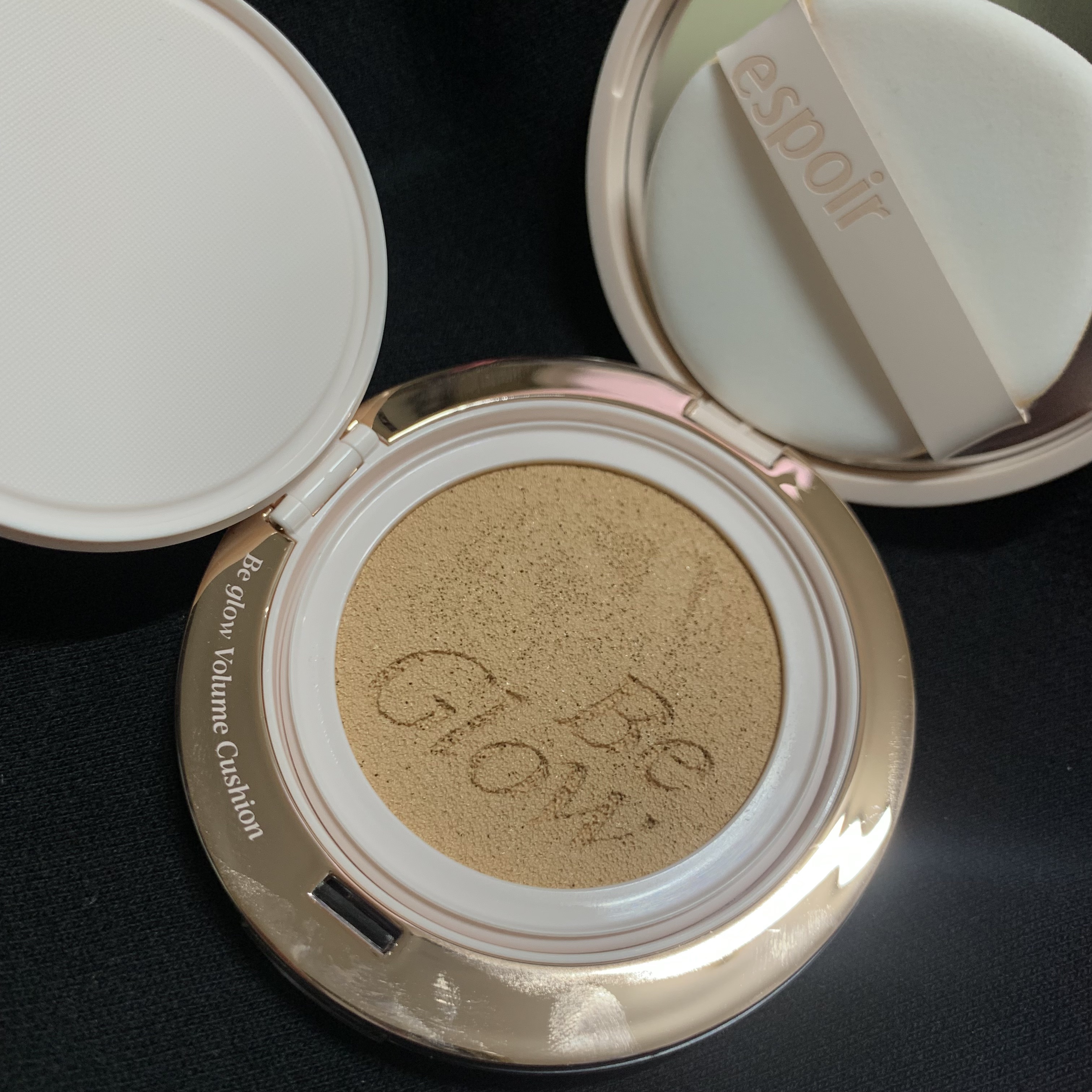 エスポア ビーグロー ボリュームクッション 23 ベージュ/espoir/クッションファンデーションを使ったクチコミ（2枚目）