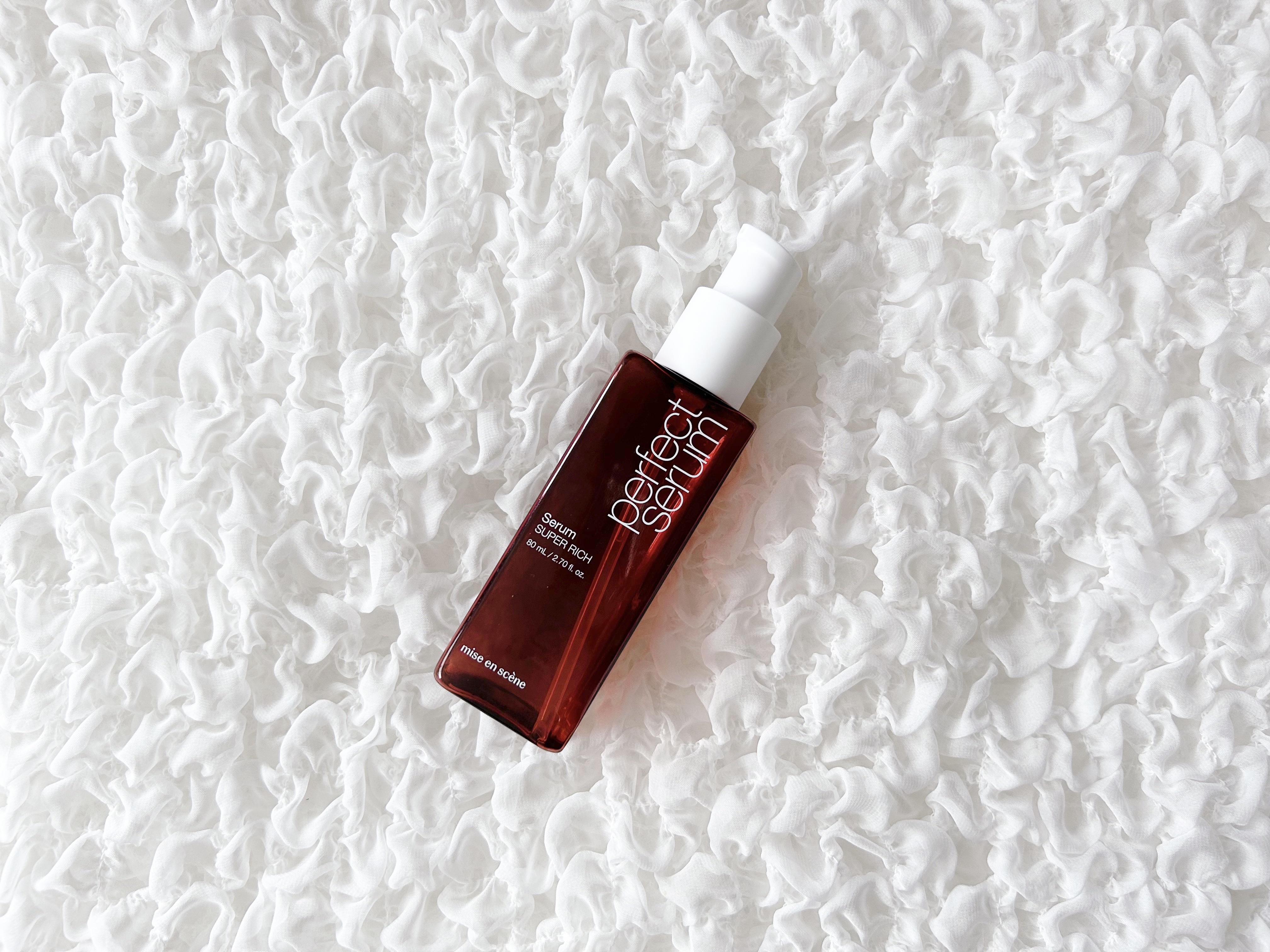 パーフェクトセラム リッチセラム/miseenscene/アウトバストリートメントを使ったクチコミ（1枚目）