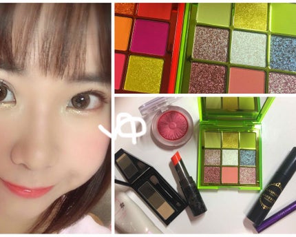 Neon Obsessions Pressed Pigment Palette/Huda Beauty/アイシャドウパレットを使ったクチコミ(1枚目)
