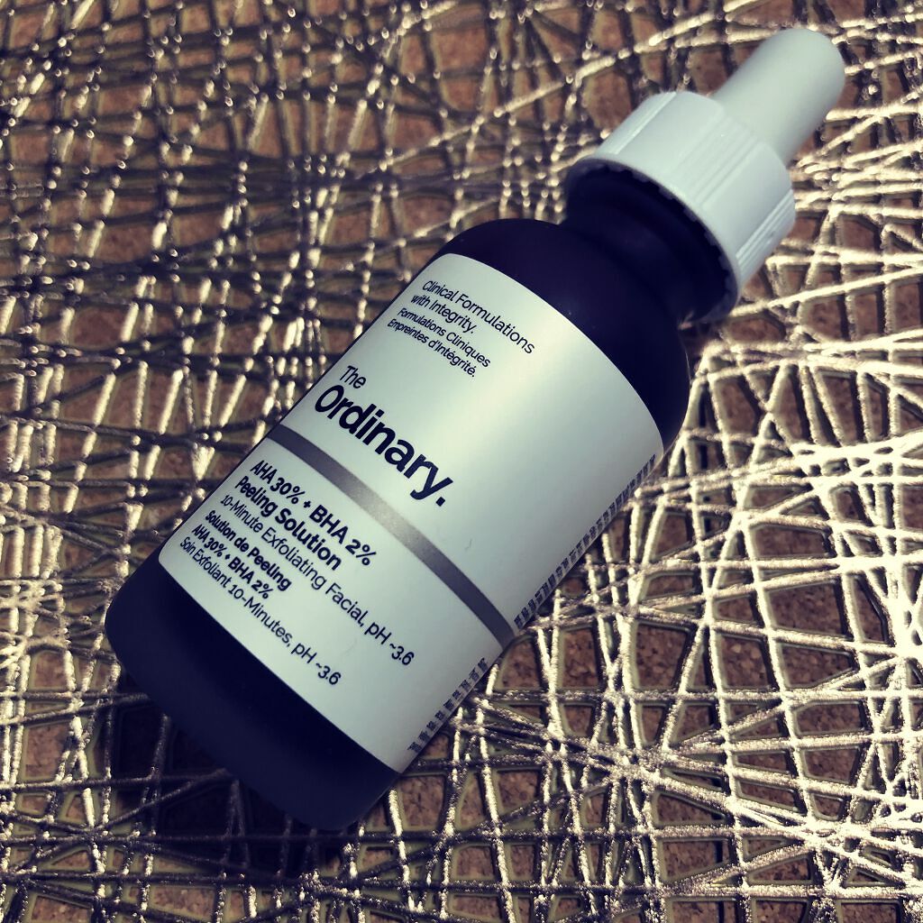 AHA 30% + BHA 2% Peeling Solution/The Ordinary/ピーリングを使ったクチコミ（1枚目）