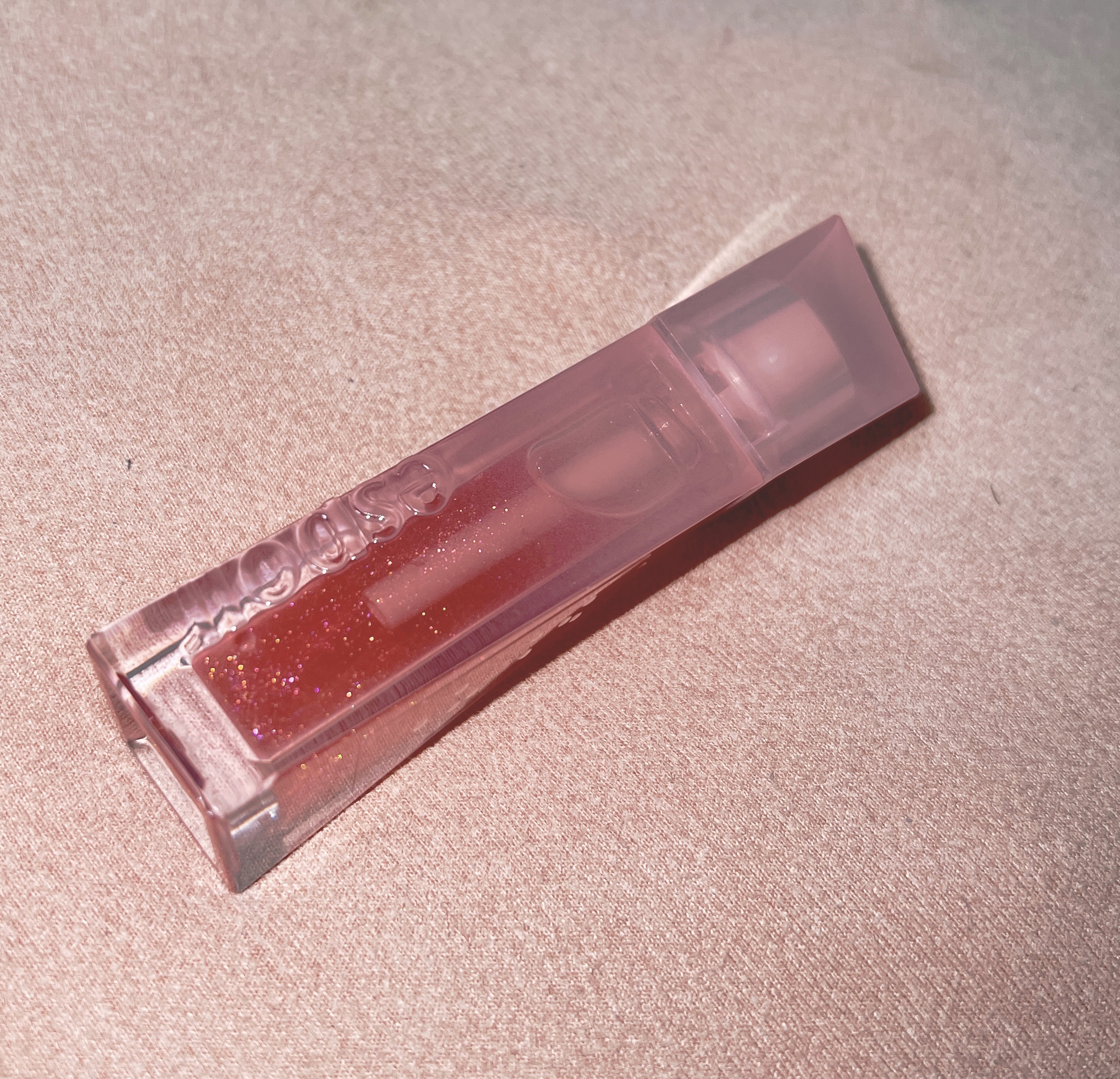 エスポア クチュールリップグロス ロージービーム(Rosy BB Edition)/espoir/リップグロスを使ったクチコミ（3枚目）