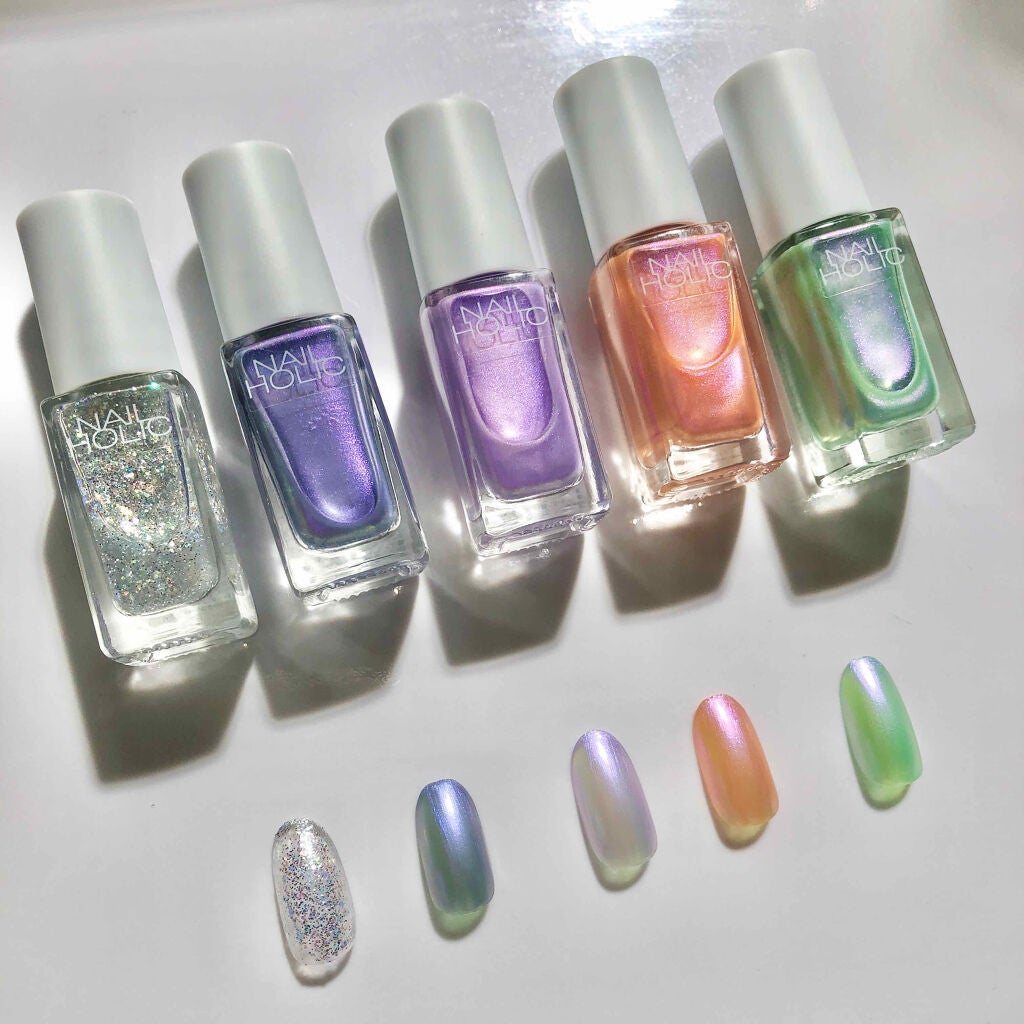 ネイルホリック リミテッドカラー Sea Shell/ネイルホリック/マニキュアを使ったクチコミ(3枚目)